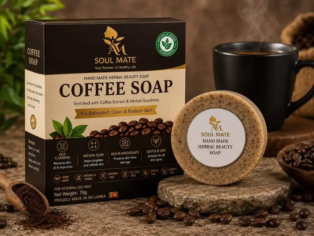 Am Soul Mate Coffee Handmade Herbal Beauty Soap