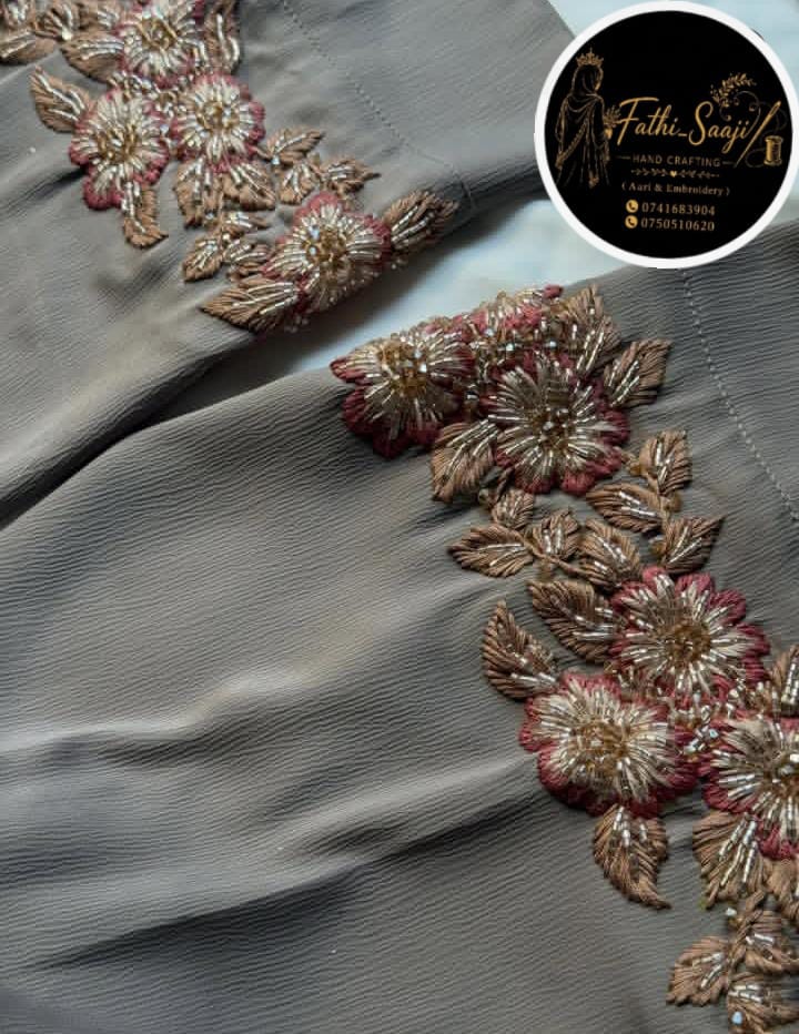 Beads With Thread Work