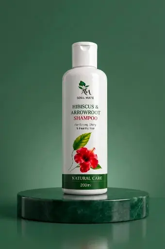 Am Soul Mate Hibiscus & Arrowroot Natural Shampoo