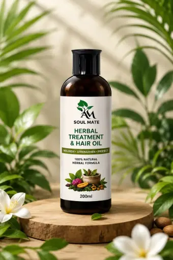 Am Soul Mate Herbal Treatment & Super Growth Hair Oil