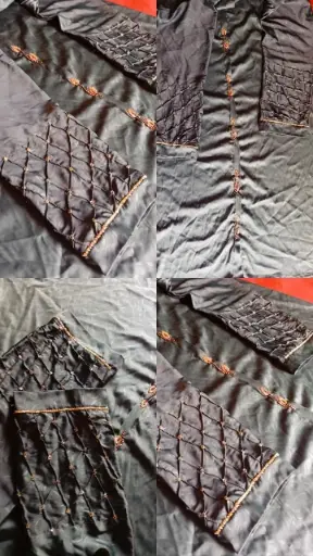 Habaya Front With Hands Work