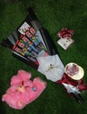 Surprise Delivery  Chocolate Bouquet, Bracelet, Teddy , Phone Key Chain