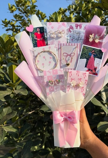 Photos And Jewelry Bouquet
